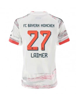 Billige Bayern Munich Konrad Laimer #27 Bortedrakt Dame 2025-26 Kortermet